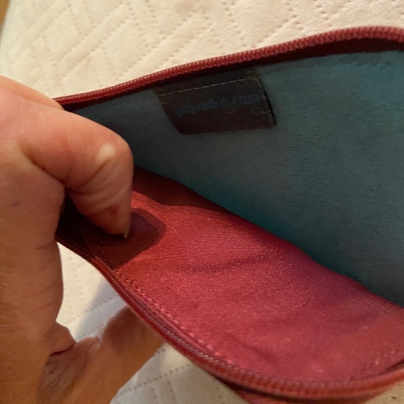 Piquadro red leather card/change/key wallet - Picture 6 of 8